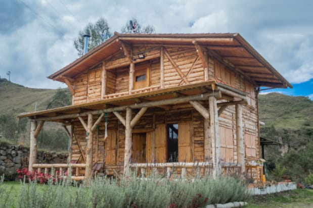 casa rustica de madera