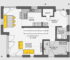Plano de Casa Minimalista de Dos Plantas 129 m2